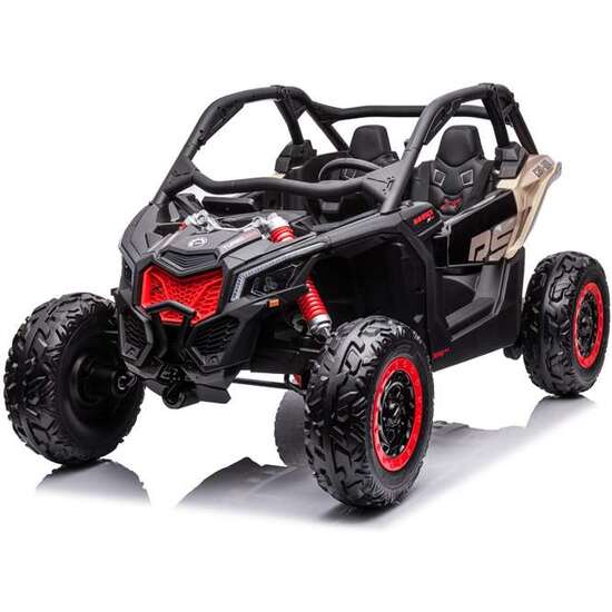 COCHE CAN AM  MAVERIK  2.4G BLUETOOTH R/C. EVA WHEELS 24 VOLTS - 2 MOTORES DOS ASIENTOS NEGRO/GRIS image 0