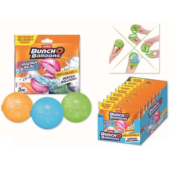 GLOBOS DE AGUA REUTILIZABLES BUNCHO image 0