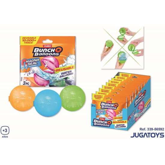 GLOBOS DE AGUA REUTILIZABLES BUNCHO image 1