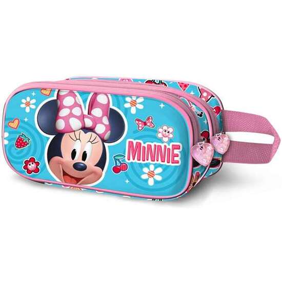 ESTUCHE PORTATODO DOBLE 3D MINNIE MOUSE HAPPINESS 22 X8 X9,5 CM image 0