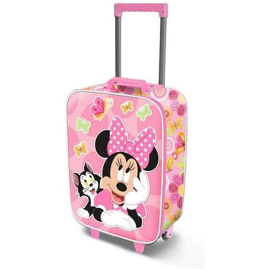 MALETA TROLLEY SOFT 3D MINNIE MOUSE KITTEN 33 X17 X52 CM image 0