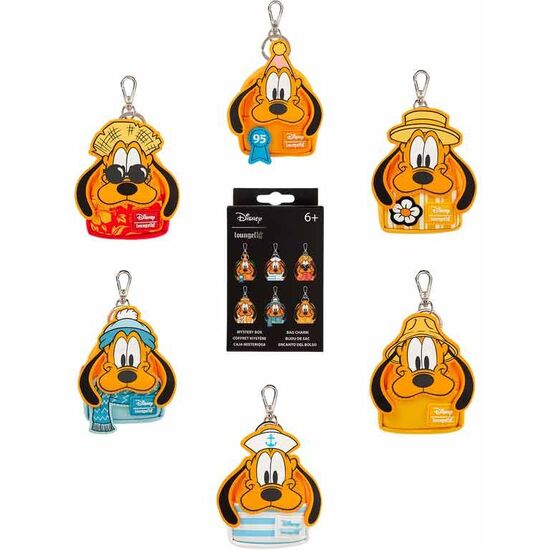 LLAVERO MINI MOCHILA MYSTERY 95TH ANNIVERSARY PLUTO DISNEY LOUNGEFLY SURTIDO image 0