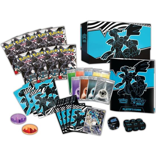 ESTUCHE ENTRENADOR JUEGO CARTAS COLECCIONABLES FULGOR NEGRO POKEMON INGLES image 1