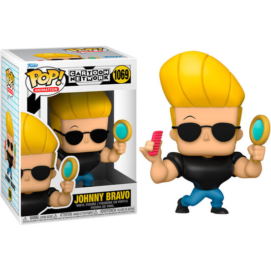 FIGURA POP CARTOON NETWORK JOHNNY BRAVO - JOHNNY WITH MIRROR AND COMB image 0