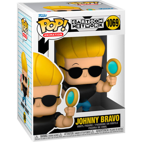 FIGURA POP CARTOON NETWORK JOHNNY BRAVO - JOHNNY WITH MIRROR AND COMB image 1
