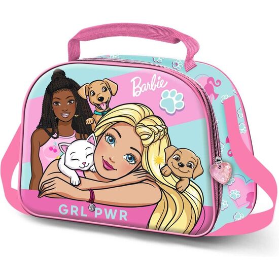 BOLSA PORTAMERIENDAS 3D PETS BARBIE image 0