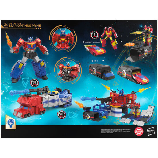 FIGURA STAR OPTIMUS PRIME THE THIRTEEN AGE OF THE PRIMES TRANSFORMERS 38CM image 0