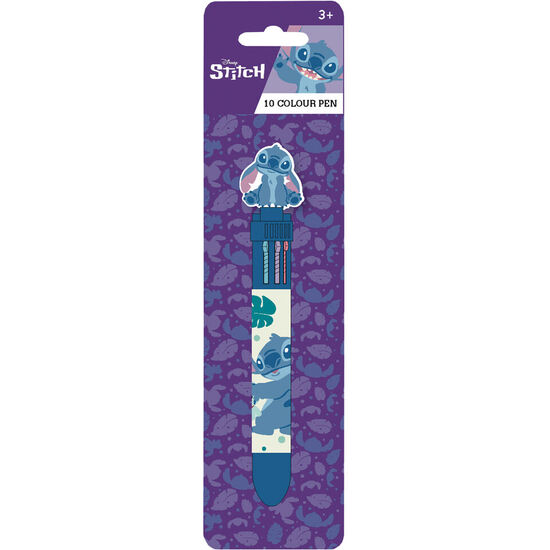 BOLIGRAFO 10 COLORES STITCH DISNEY image 0