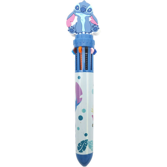 BOLIGRAFO 10 COLORES STITCH DISNEY image 1