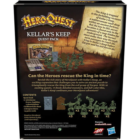 EXPANSION JUEGO DE MESA TORREON DE KELLARS HEROQUEST INGLES image 1