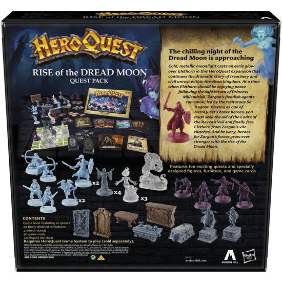 EXPANSION JUEGO DE MESA SALIDA DE LA TEMIBLE LUNA HEROQUEST INGLES image 3