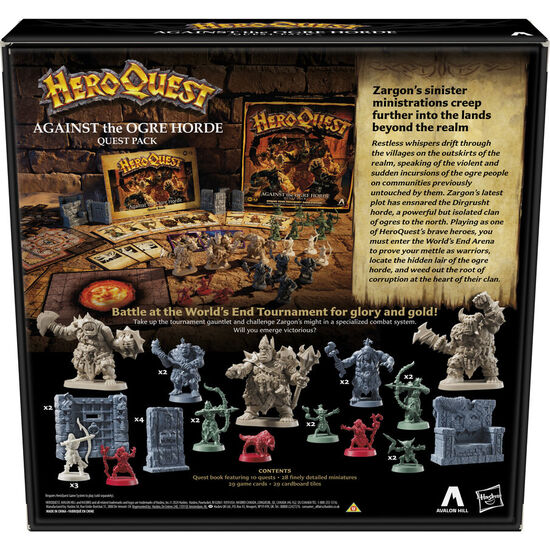 EXPANSION JUEGO DE MESA CONTRA LA HORDA DE OGROS HEROQUEST INGLES image 2