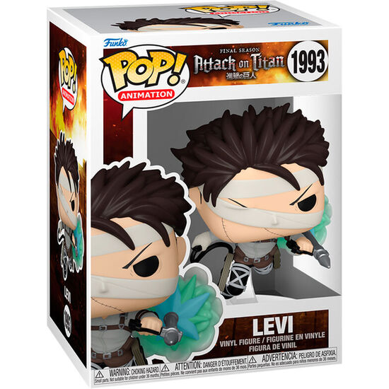 FIGURA POP ATTACK ON TITAN LEVI image 1