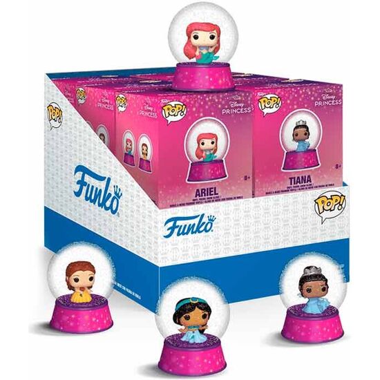 FIGURA MYSTERY MINI BOLA DE NIEVE PRINCESAS DISNEY SURTIDO image 1