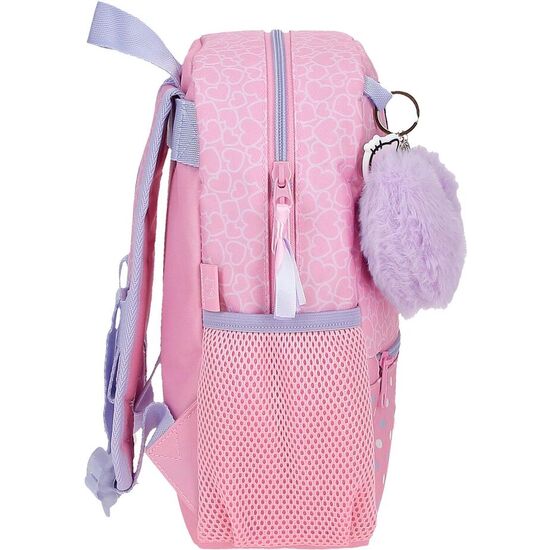 MOCHILA HEARTS &#38; DOTS HELLO KITTY 28CM ADAPTABLE image 1