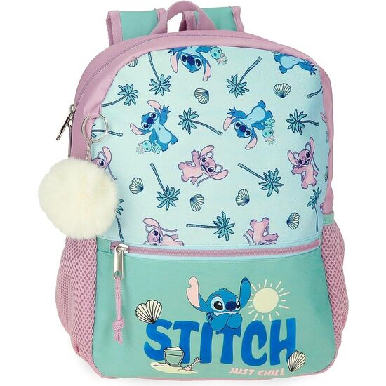 MOCHILA JUST CHILL STITCH DISNEY 33CM image 0
