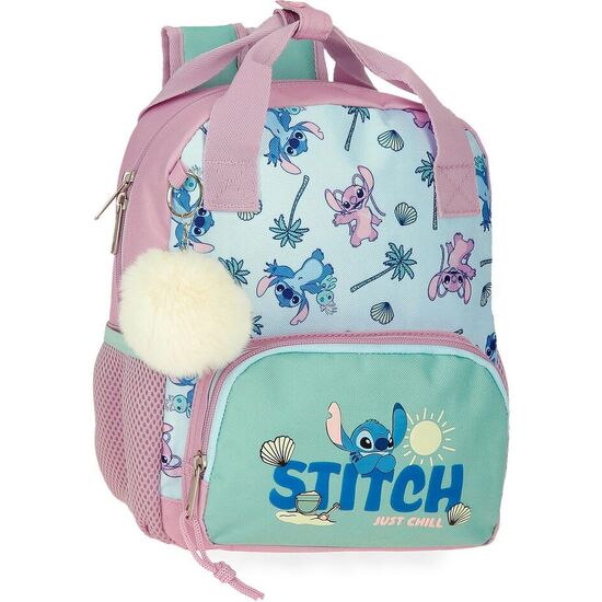 MOCHILA JUST CHILL STITCH DISNEY 28CM image 0