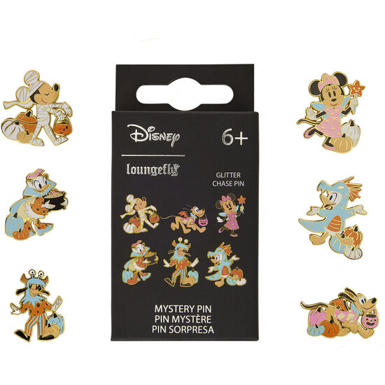 BLIND BOX MYSTERY ENAMEL PIN MICKEY & FRIENDS DISNEY PIXAR LOUNGEFLY SURTIDO image 0