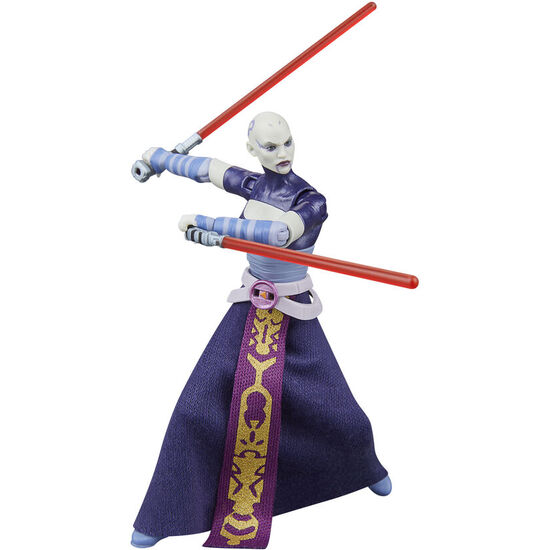 FIGURA ASAJJ VENTRESS LA GUERRA DE LOS CLONES STAR WARS 9,5CM image 3