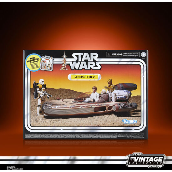 FIGURA LUKE SKYWALKER + LANDSPEEDER STAR WARS image 0