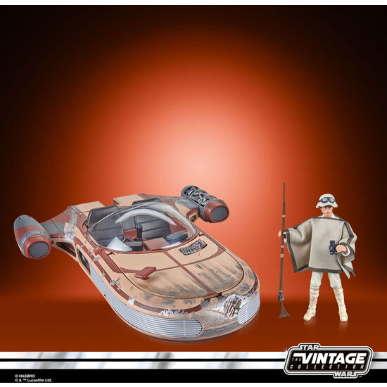 FIGURA LUKE SKYWALKER + LANDSPEEDER STAR WARS image 1