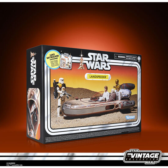 FIGURA LUKE SKYWALKER + LANDSPEEDER STAR WARS image 2