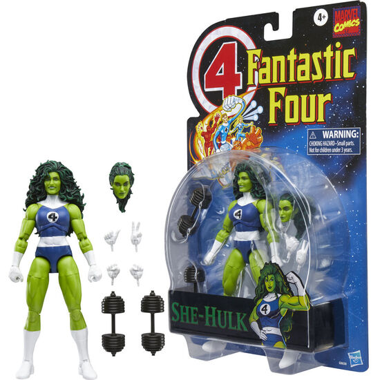 FIGURA SHE-HULK LOS 4 FANTASTICOS MARVEL 15CM image 2