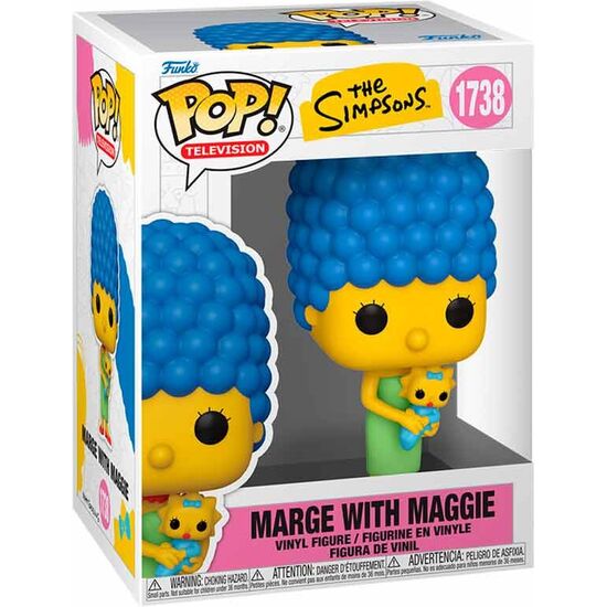 FIGURA POP LOS SIMPSONS MARGE WITH MAGGIE image 1