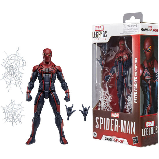 FIGURA VELOCITY SUIT PETER PARKER SPIDER-MAN GAMERVERSE MARVEL LEGENDS SERIES 15CM image 1