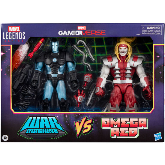 BLISTER 2 FIGURAS MARVELS WAR MACHINE VS MARVELS OMEGA RED GAMERVERSE MARVEL LEGENDS SERIES 15CM image 0
