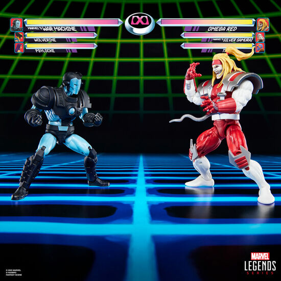 BLISTER 2 FIGURAS MARVELS WAR MACHINE VS MARVELS OMEGA RED GAMERVERSE MARVEL LEGENDS SERIES 15CM image 3