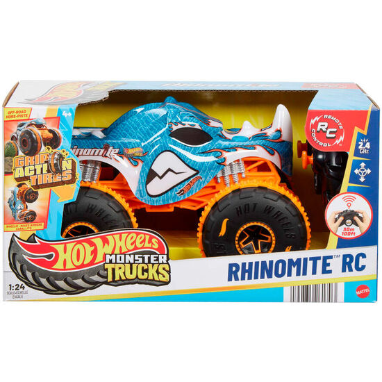 COCHE RADIO CONTROL RHINOMITE MONSTER TRUCKS HOT WHEELS image 0