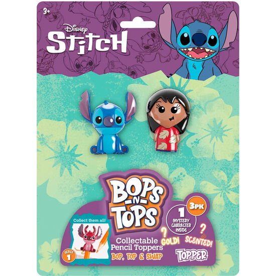 BLISTER 3 TOPPERS 3D STITCH DISNEY image 0