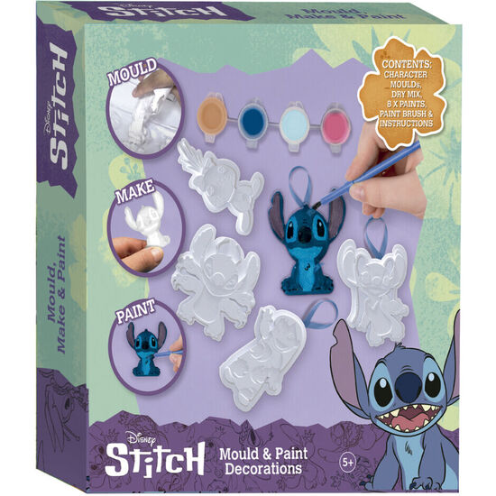 SET DE ESCAYOLA PARA MOLDEAR Y PINTAR STITCH DISNEY image 0