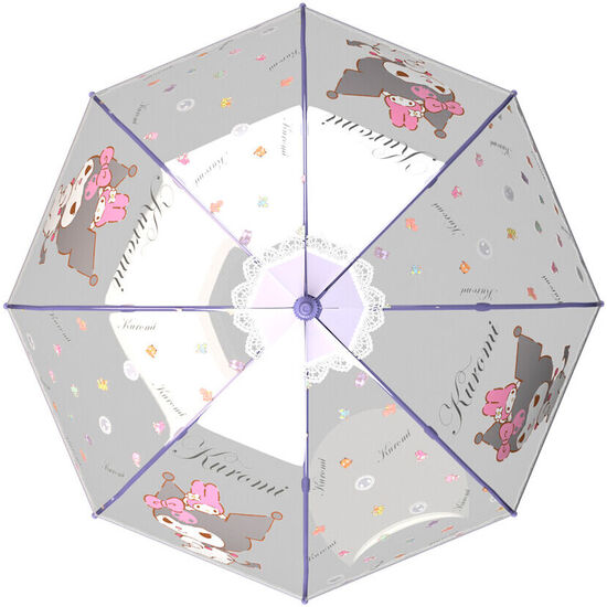 PARAGUAS BURBUJA MANUAL KUROMI HELLO KITTY 48CM image 1