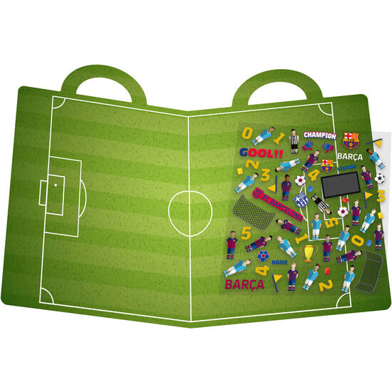 LIBRO DE PEGATINAS REUTILIZABLES 3D ESTADIO FC BARCELONA image 3
