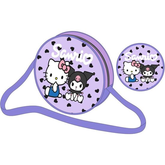 BOLSO BANDOLERA KUROMI & HELLO KITTY image 0