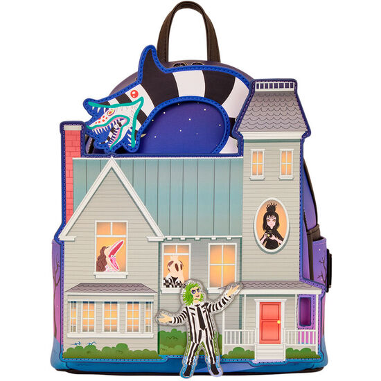 MOCHILA BEETLEJUICE LOUNGEFLY 26CM image 0