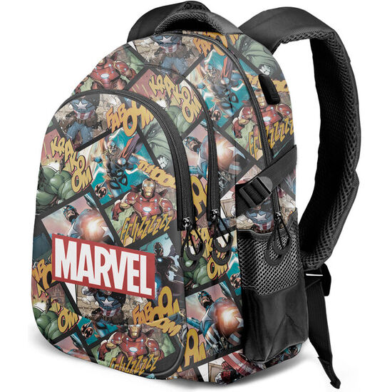 MOCHILA REACT LOS VENGADORES AVENGERS MARVEL 44CM ADAPTABLE image 0