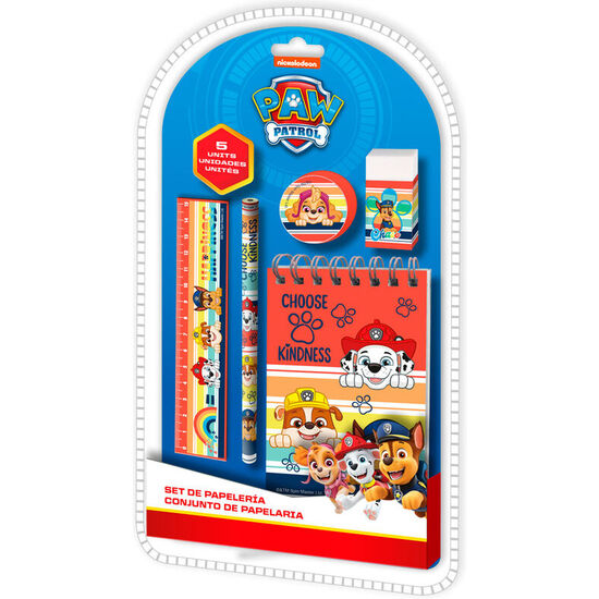 SET PAPELERIA PATRULLA CANINA PAW PATROL 5PZS image 0