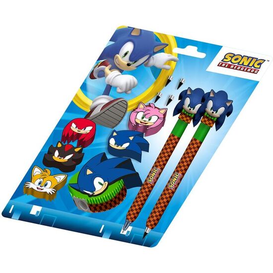 BLISTER PAPELERIA SONIC THE HEDGEHOG image 0