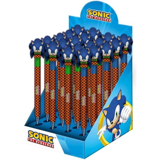 BOLIGRAFO BORRABLE SONIC THE HEDGEHOG SURTIDO image 0