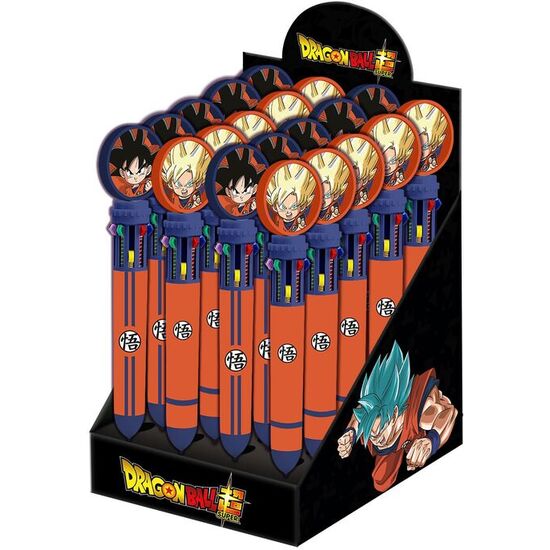 BOLIGRAFO 10 COLORES DRAGON BALL SUPER SURTIDO image 0