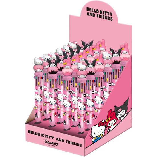 BOLIGRAFO 10 COLORES HELLO KITTY SURTIDO image 0