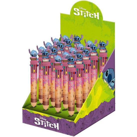 BOLIGRAFO 10 COLORES STITCH DISNEY image 0