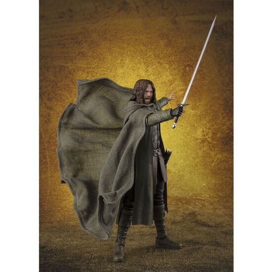 FIGURA S.H. FIGUARTS ARAGON LA COMUNIDAD DEL ANILLO EL SEÃ±OR DE LOS ANILLOS 15CM image 1