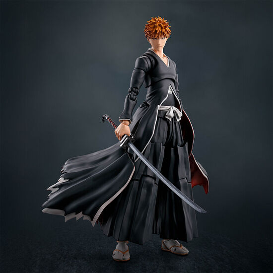 FIGURA S.H. FIGUARTS ICHIGO KUROSAKI GETSUGATENSHO BLEACH 15,5CM image 0