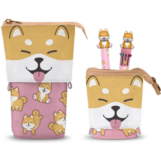 PORTATODO SHIBA + BOLIGRAFO 10 COLORES + BOLIGRAFO BORRABLE OH MY POP! image 0