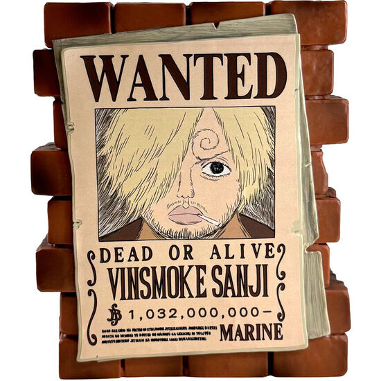 FIGURA HUCHA WANTER SANJI ONE PIECE 16CM image 0