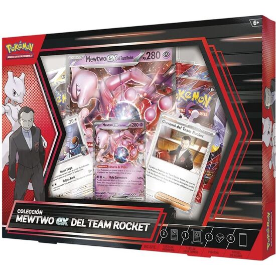 BLISTER CARTAS MEWTWO EX DEL TEAM ROCKET JUNTOS DE AVENTURAS POKEMON ESPAÃ±OL image 3